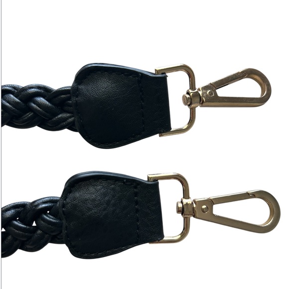 Black Braided Replacement Bag Strap 23” - Picture 3 of 4